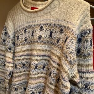 Small, short, striped sweater